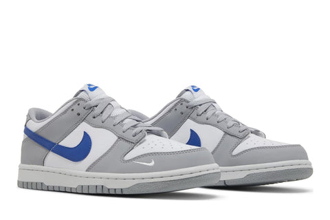 Nike Dunk Low "Mini Swoosh Wolf Grey Game Royal" (GS)