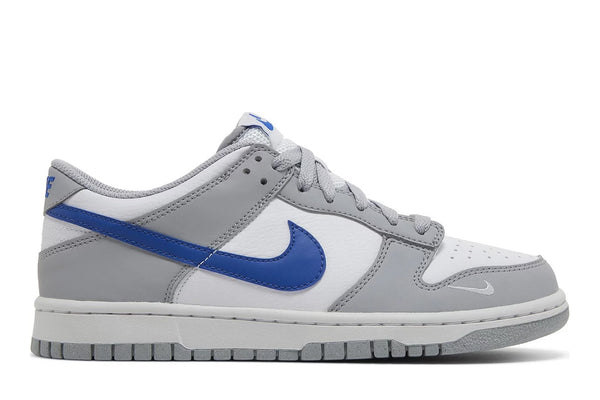 Nike Dunk Low "Mini Swoosh Wolf Grey Game Royal" (GS)